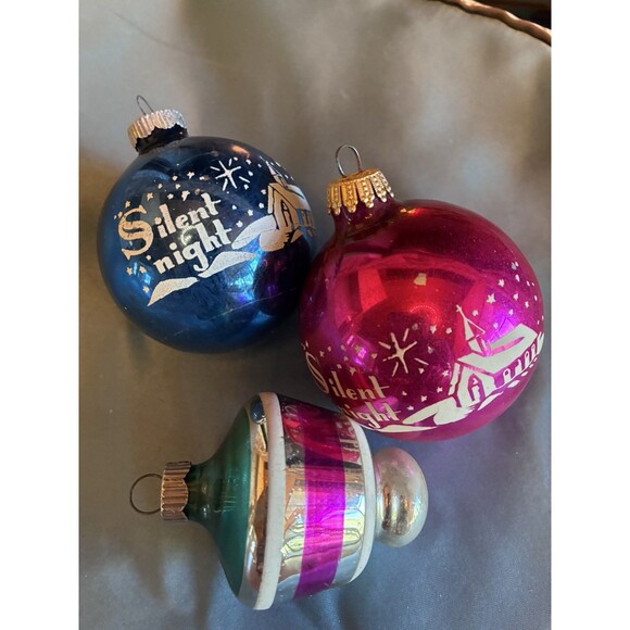 1930s Vintage Shiny Bright Ornaments Collectible Christmas Holiday - Picture 10 of 10